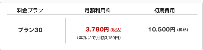 予約システムASP ご利用料金/プラン30 月額3,750円